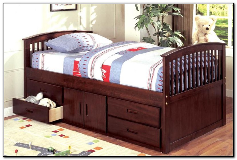 Kids Twin Beds With Drawers
