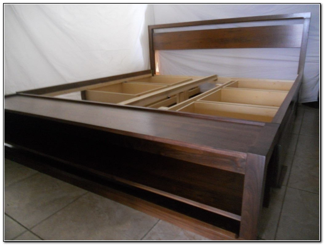 King Bed Frames With Storage