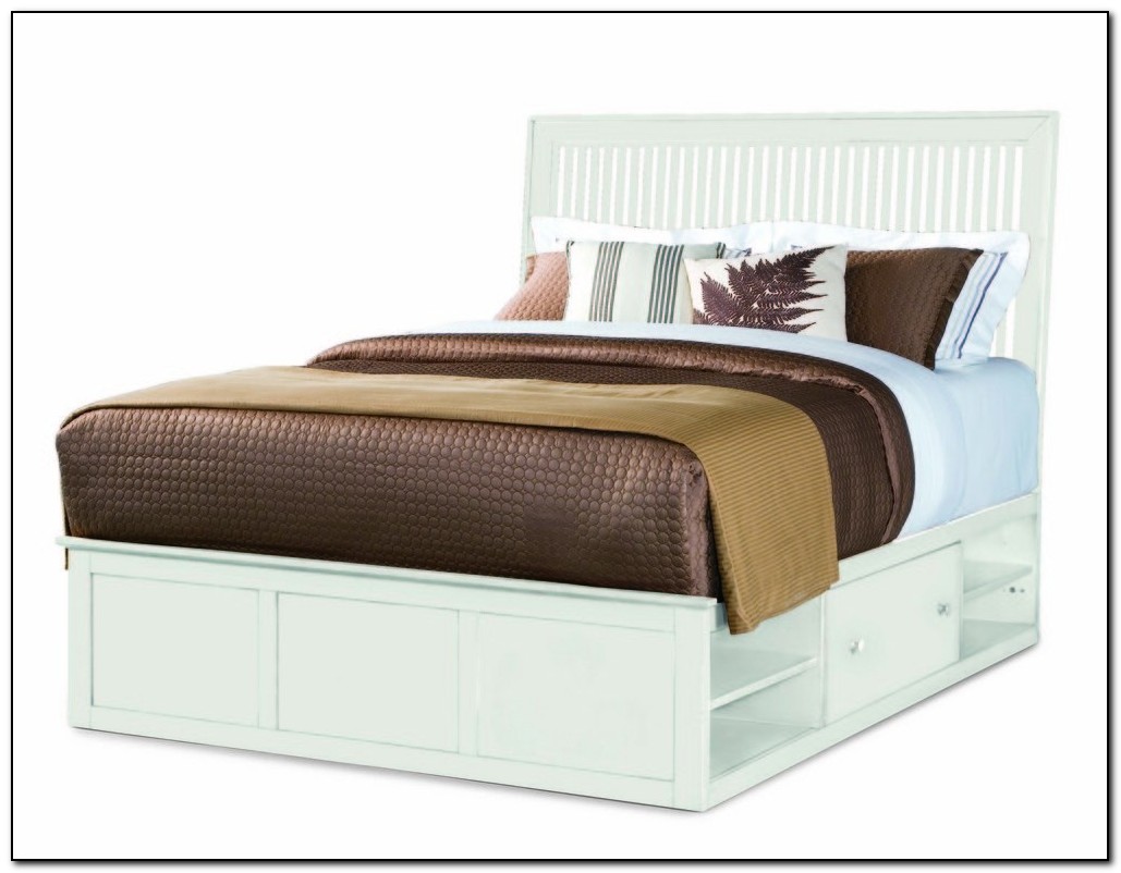 King Size Platform Bed With Storage