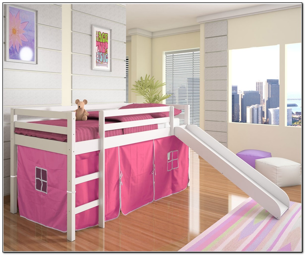 Loft Beds For Girls With Slide