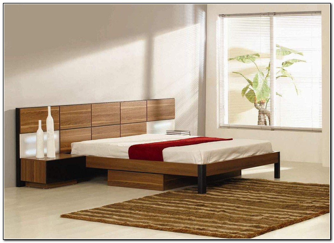 Modern Platform Bed With Storage
