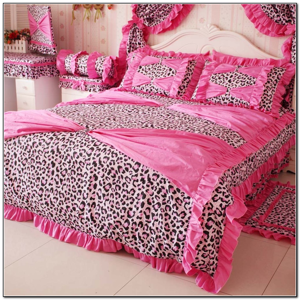Pink Cheetah Print Bedding