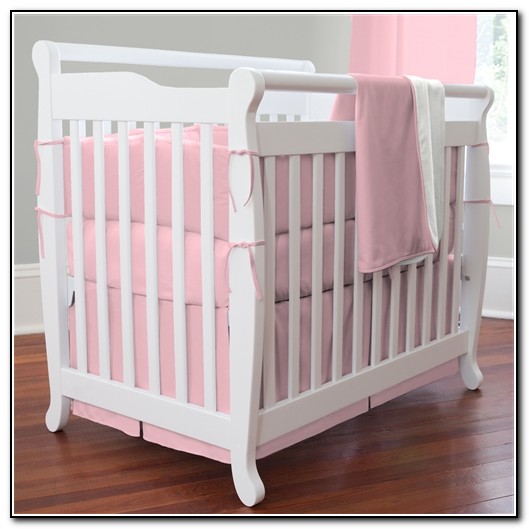 Pink Mini Crib Bedding