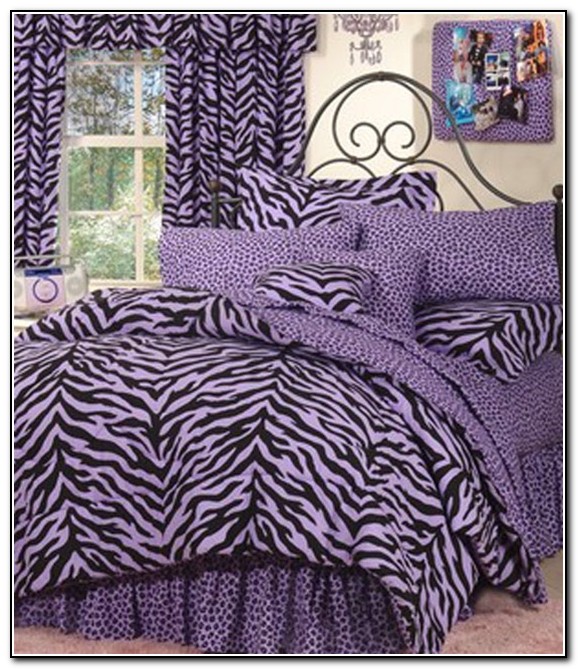 Purple Cheetah Print Bedding