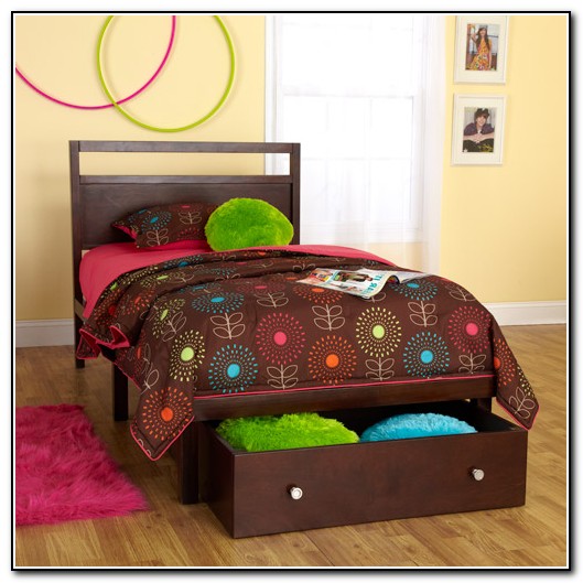 Twin Bed With Storage Underneath