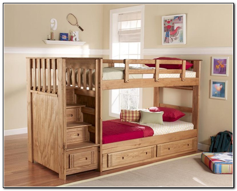 Twin Bunk Beds With Steps