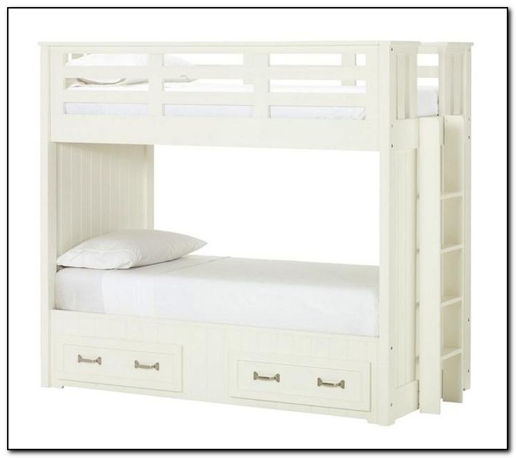 White Bunk Beds With Storage Drawers