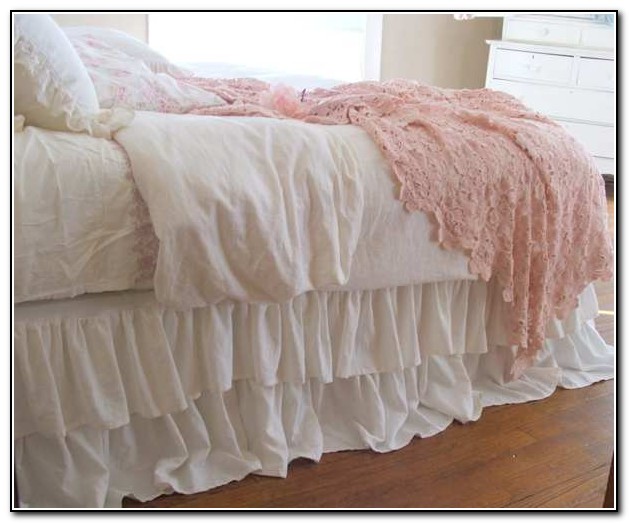 White Twin Bed Skirt