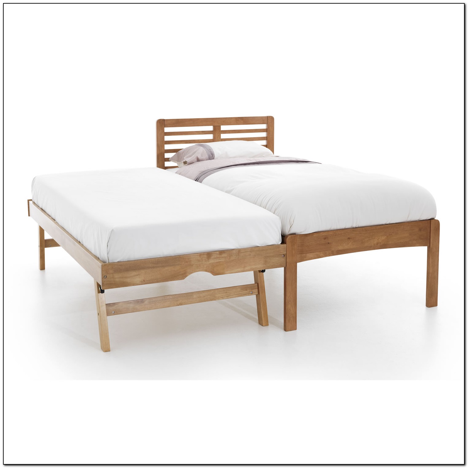 Wooden Trundle Bed Frame