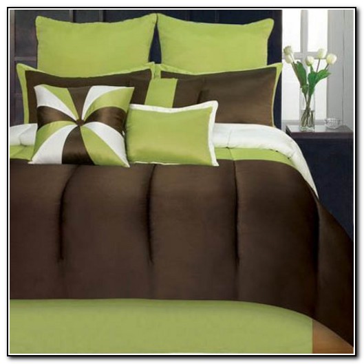Brown And Lime Green Bedding Sets