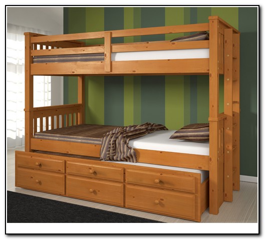 Bunk Bed With Trundle And Drawers