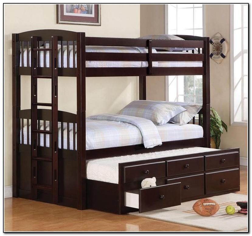 Double Bunk Beds With Trundle