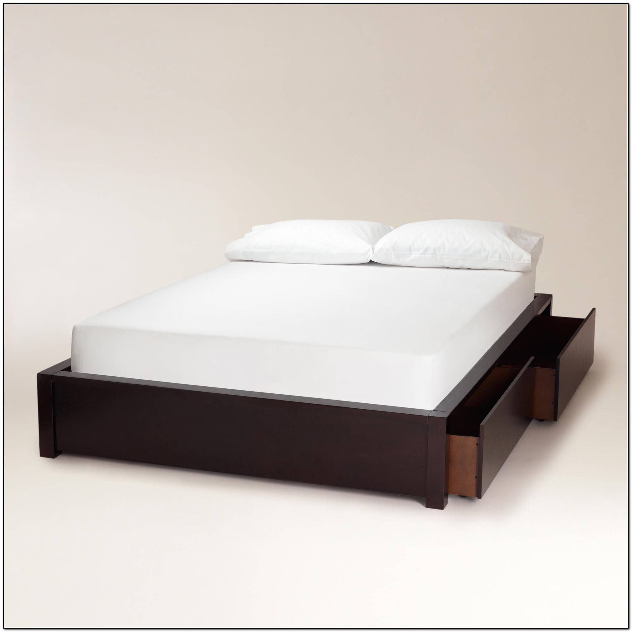 Full Size Platform Bed With Storage