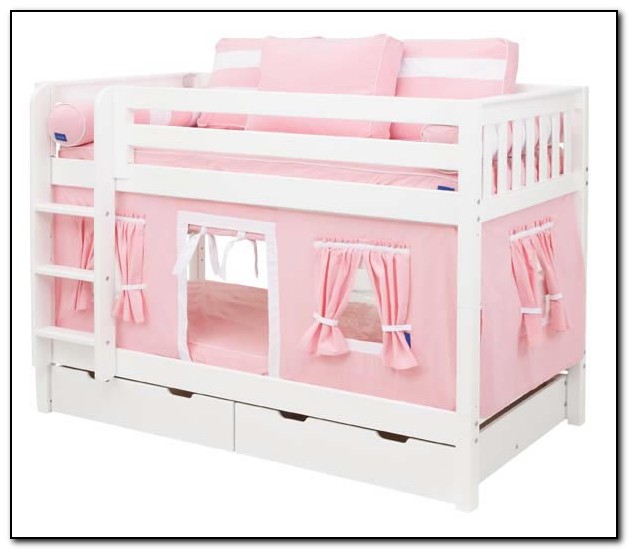 Girls Loft Bed With Playhouse