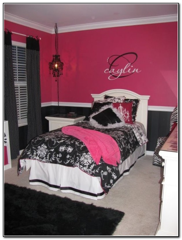 Little Girl Bedroom Ideas Black And Pink