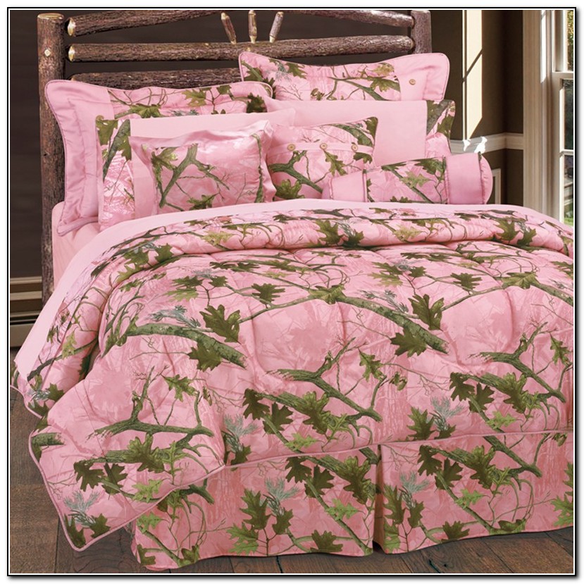 Pink Camo Bed Sets