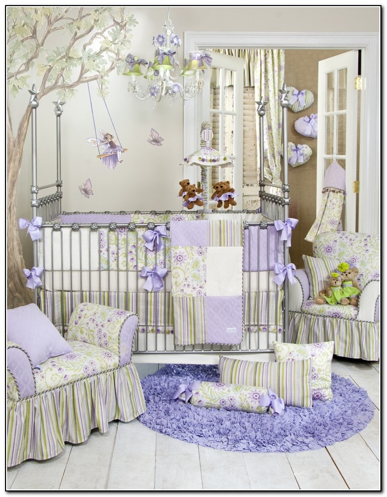 Purple Baby Crib Bedding Sets