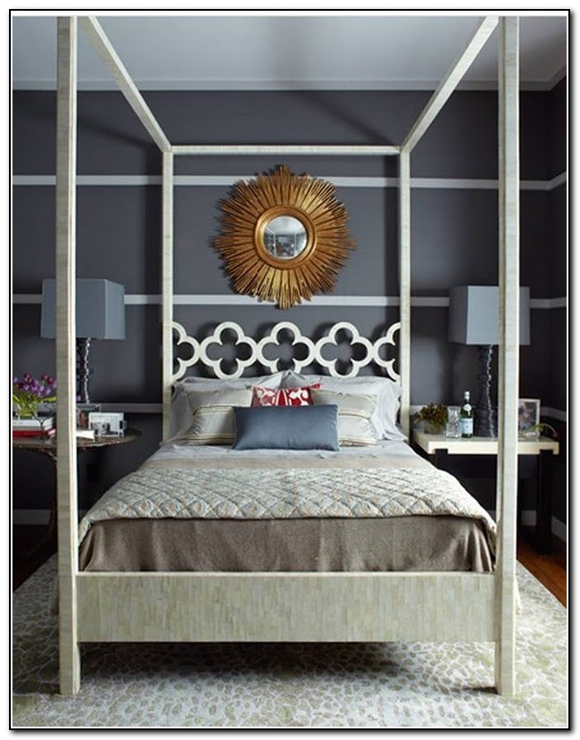 Quatrefoil Queen Canopy Bed - Beds : Home Design Ideas #B1Pma0RP6l7909