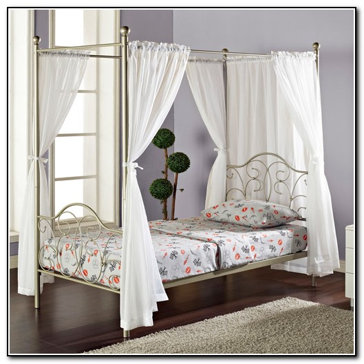 Queen Canopy Bed Curtains