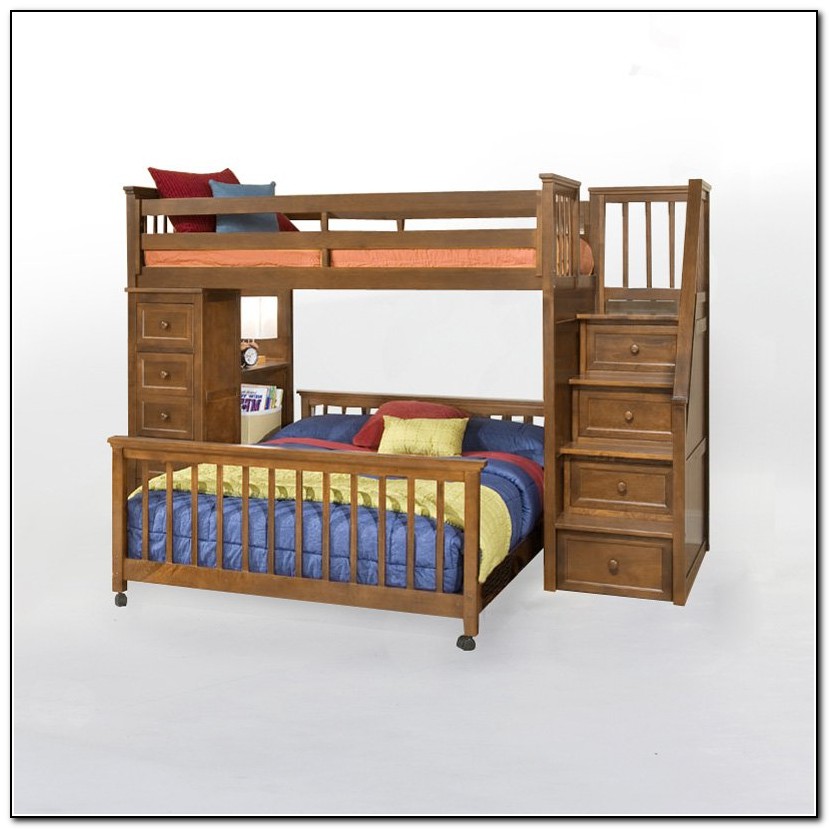 Queen Size Bunk Beds With Stairs