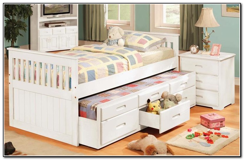 Twin Beds With Drawers Underneath