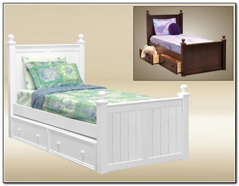 White Twin Beds For Girls