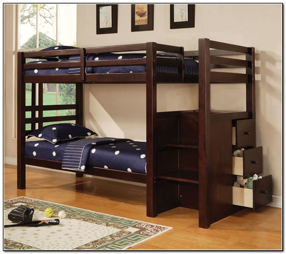 Wood Bunk Beds Twin Over Twin