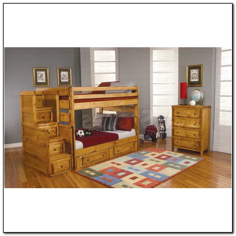 Wooden Bunk Beds With Drawers