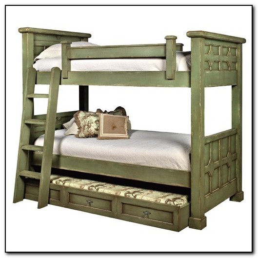Wooden Bunk Beds With Trundle