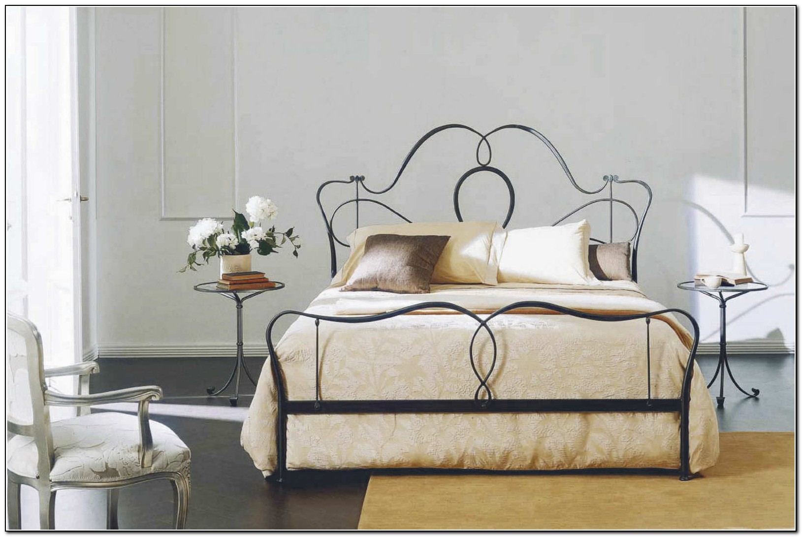 Wrought Iron Bed With Storage