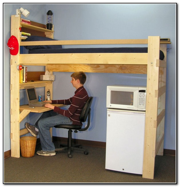 College Loft Beds With Desk