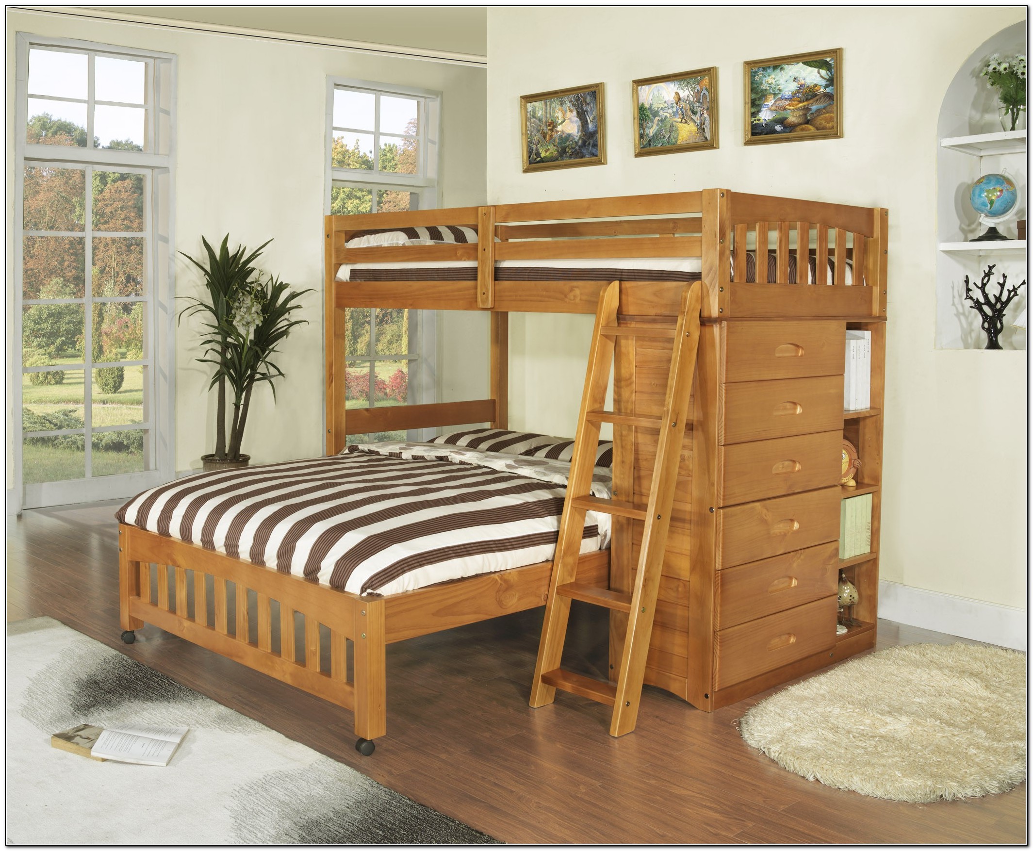 bunk beds with double sofa bed