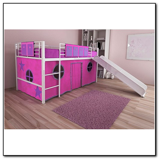 Double Bunk Beds With Slide