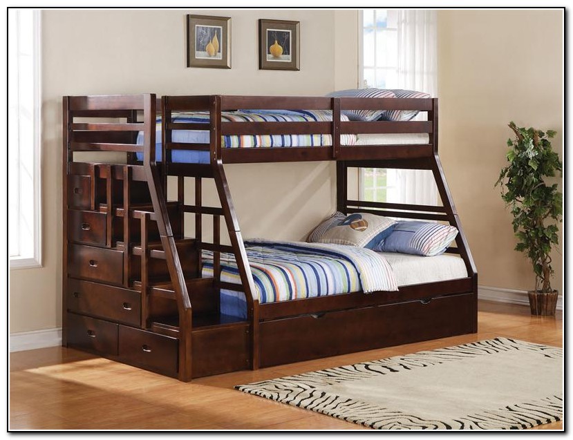 Double Bunk Beds With Stairs