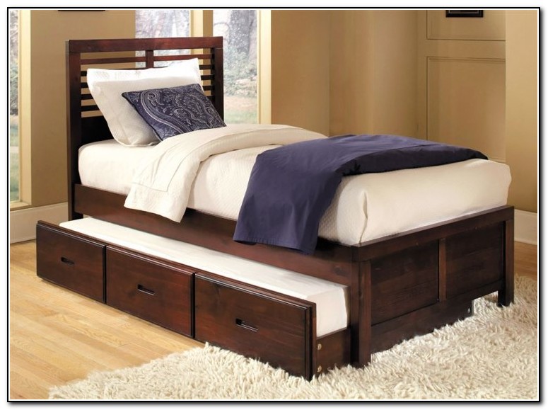 Full Bed With Trundle Twin Bed