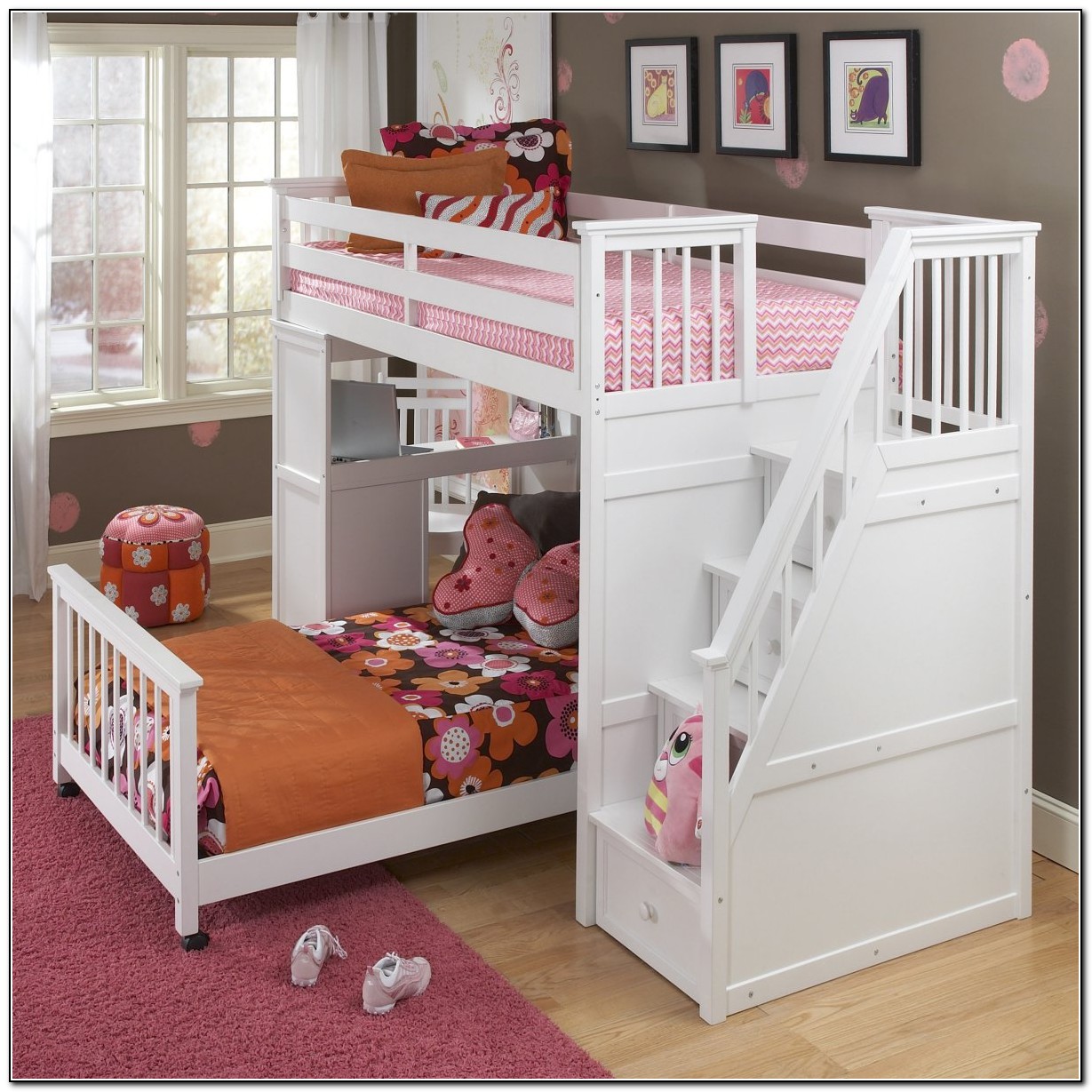 Girl Bunk Beds With Stairs