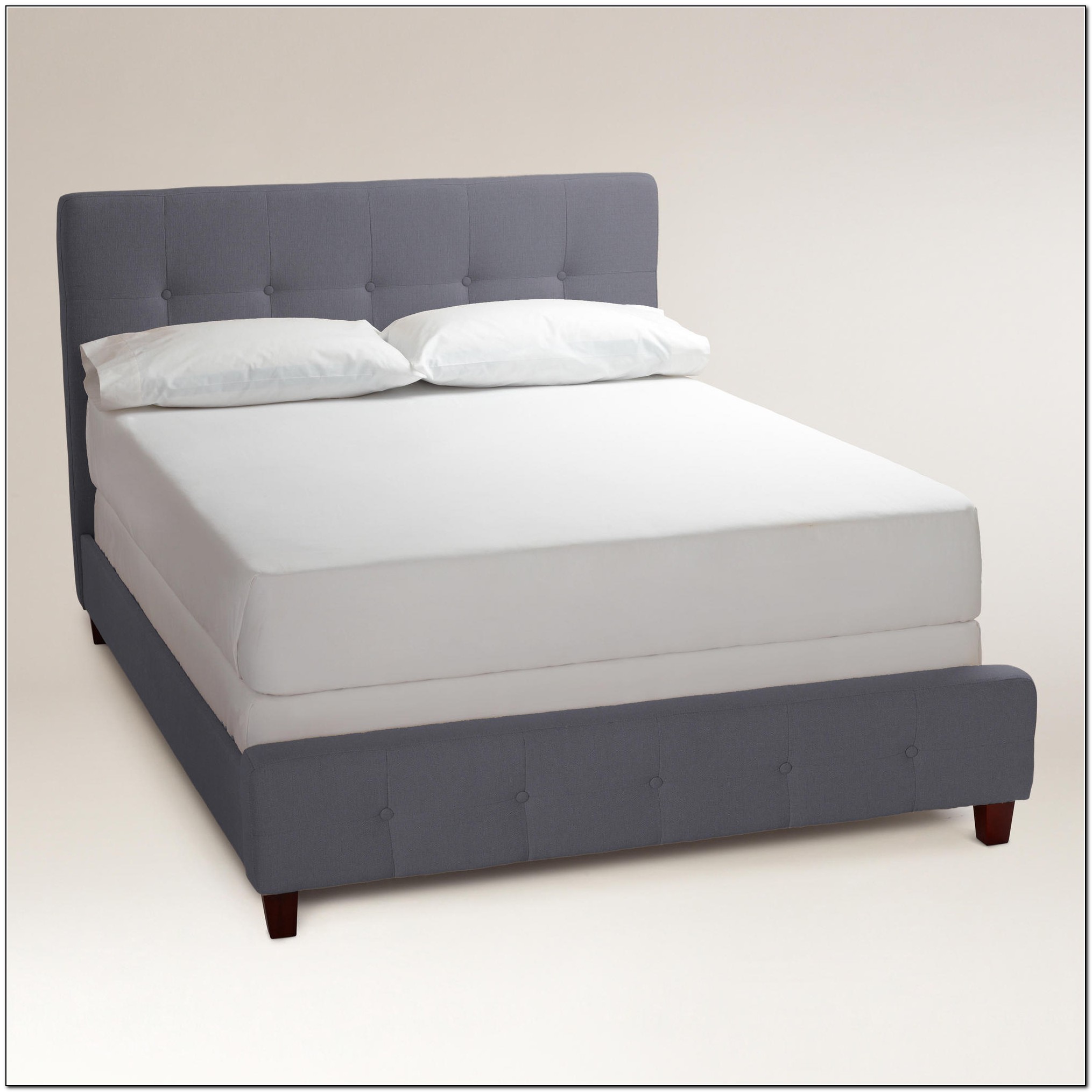 Grey Upholstered Bed Frame