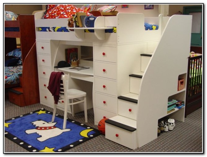 Loft Bed With Desk Underneath Ikea