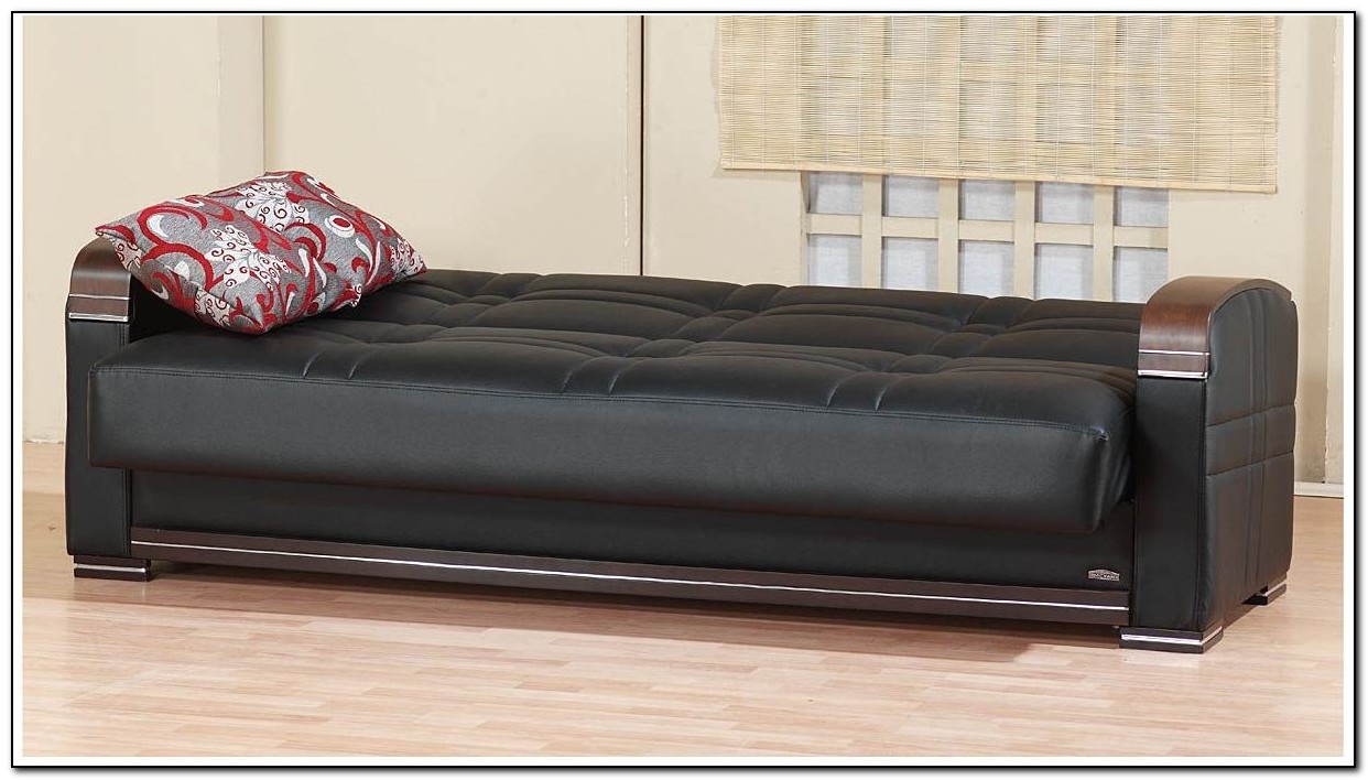 Loveseat Sofa Bed Leather