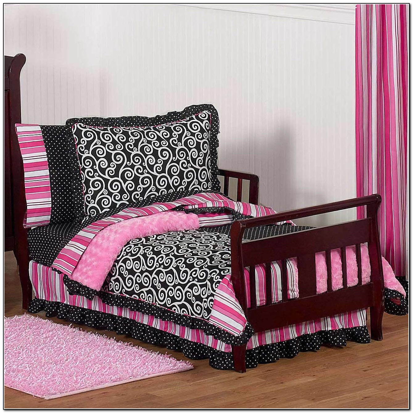 Pink And Black Bedding For Adults