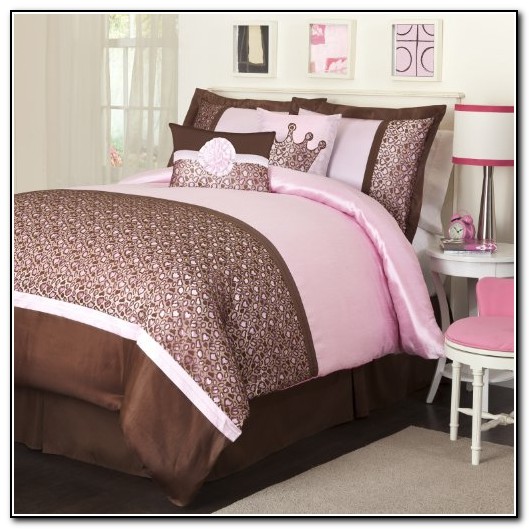 Pink And Brown Full Size Bedding Sets