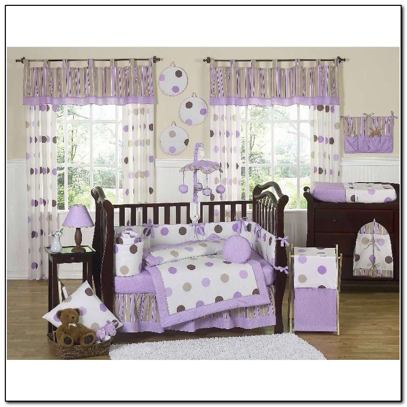 Purple Baby Bedding Crib Sets
