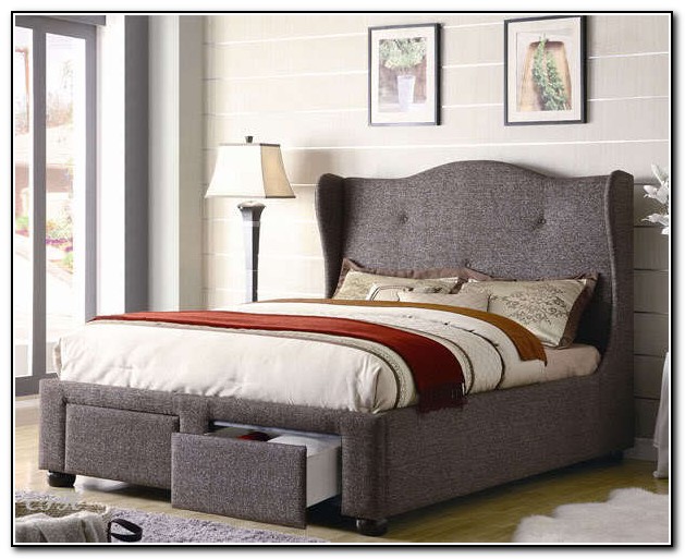 Queen Bed With Storage Underneath