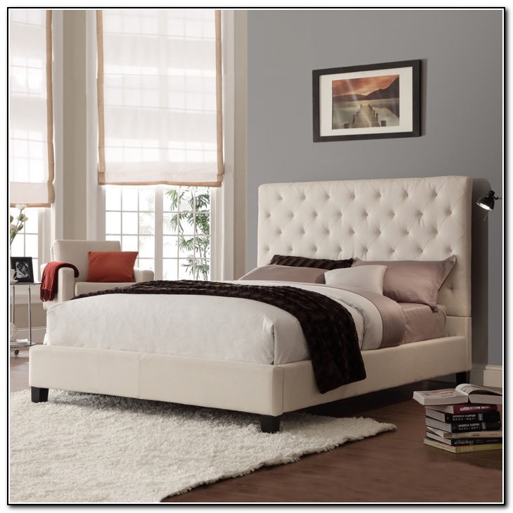 Queen Size Platform Bed Frame With Headboard