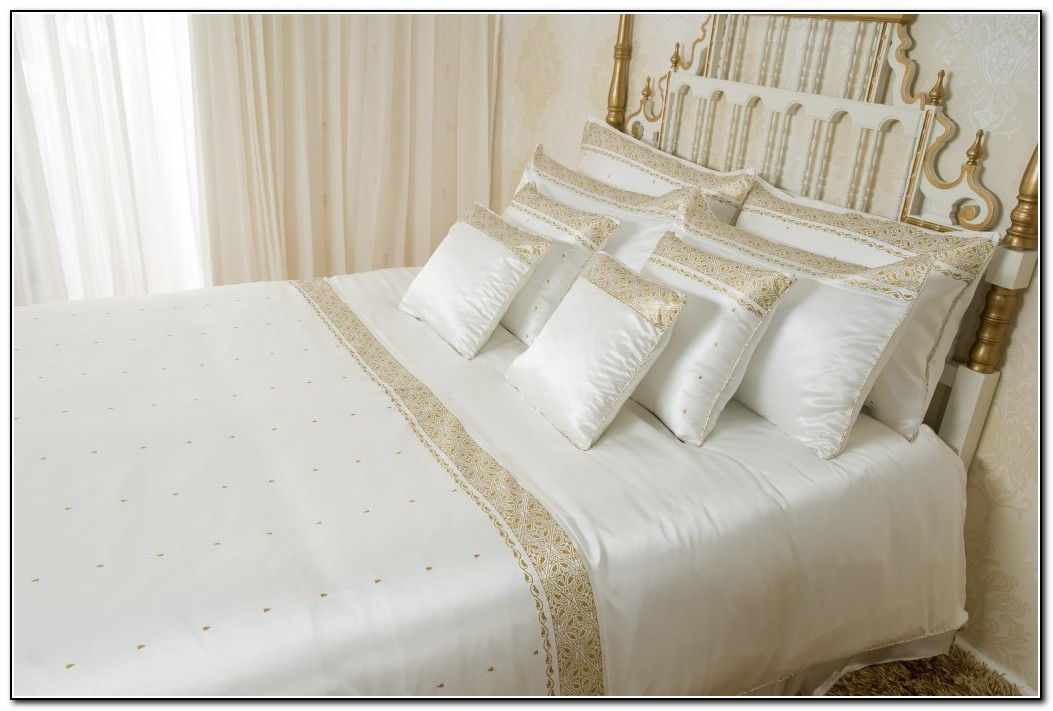 Silk Bed Sheets White