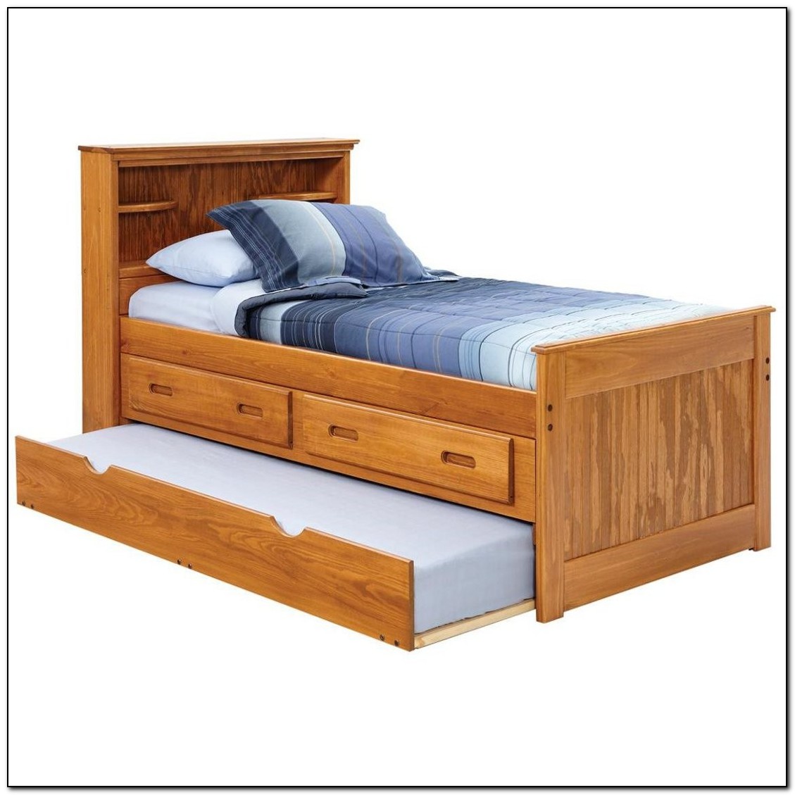 Twin Beds With Storage And Trundle