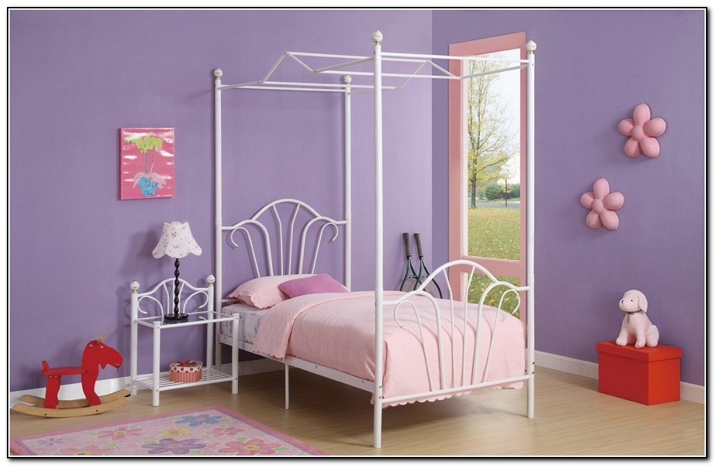 Twin Canopy Bed Frame
