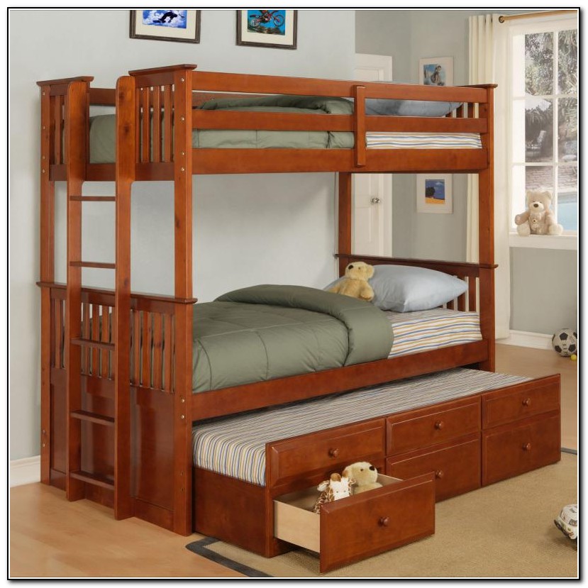 Twin Over Full Bunk Bed With Stairs Plans