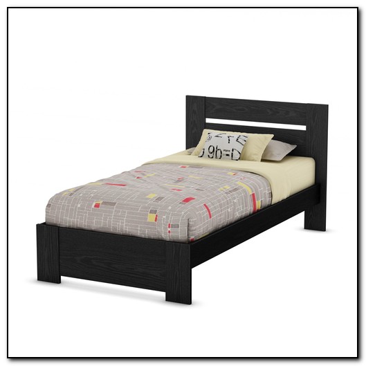 Twin Platform Bed Frame With Headboard