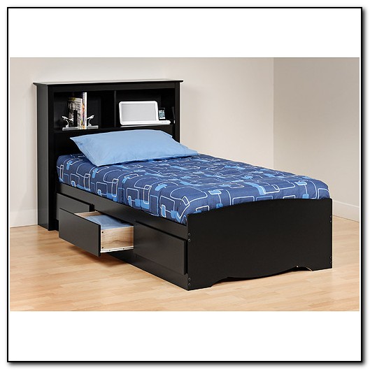 Twin Platform Bed Frame With Storage